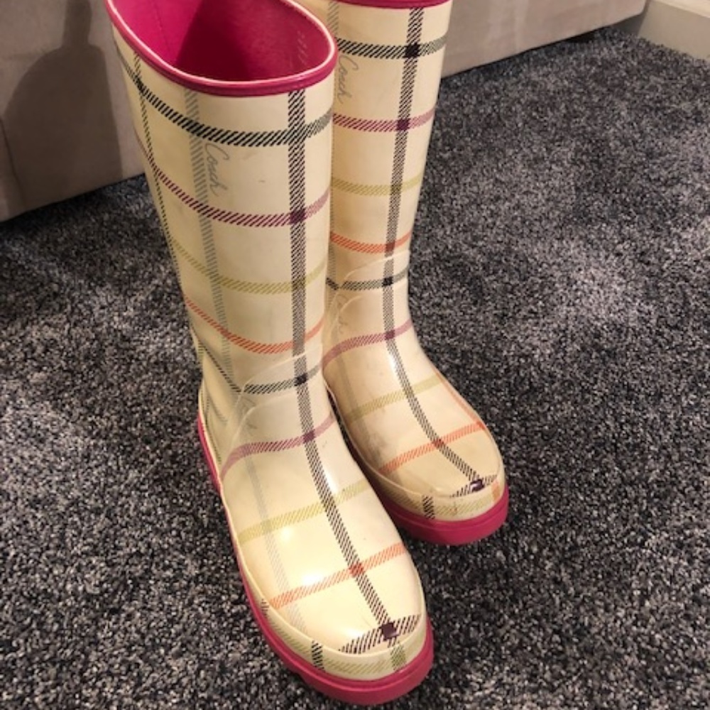 Coach Rain Boots - Women's Size 7